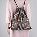 Farway Drawstring Bag Knit Bohemia Boho Beach Gym Outdoor Travel Sack Bags Unisex
