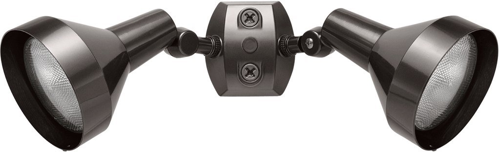 RAB LightingH2A Bell Shaped Dual Floodlight Kit, PAR38 Type, Aluminum, 300W Power, Bronze Color, Multicolor