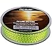 Goture Fishing Line Fly Line Dacron Backing 8 Strands Braided Low Stretch High Strength for Trout Bass Pike Saltwater Freshwater 20lb 30lb 109yd Orange White Green