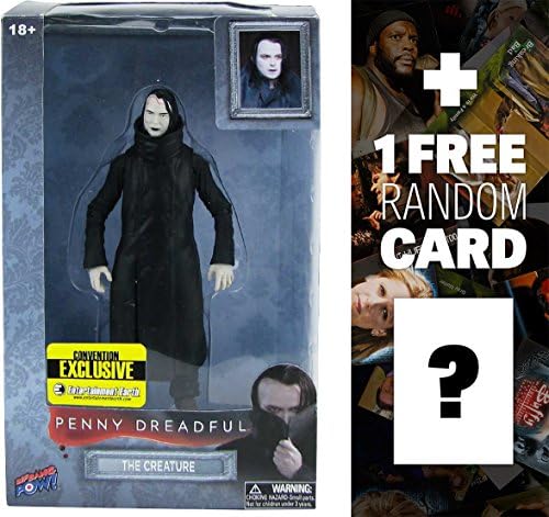 The Creature: ~6" Penny Dreadful Action Figure Series + 1 FREE American TV Themed Trading Card Bundle