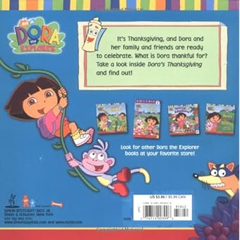 Dora's Thanksgiving (Dora the Explorer 8x8 (Quality)) - Epic Kids Toys