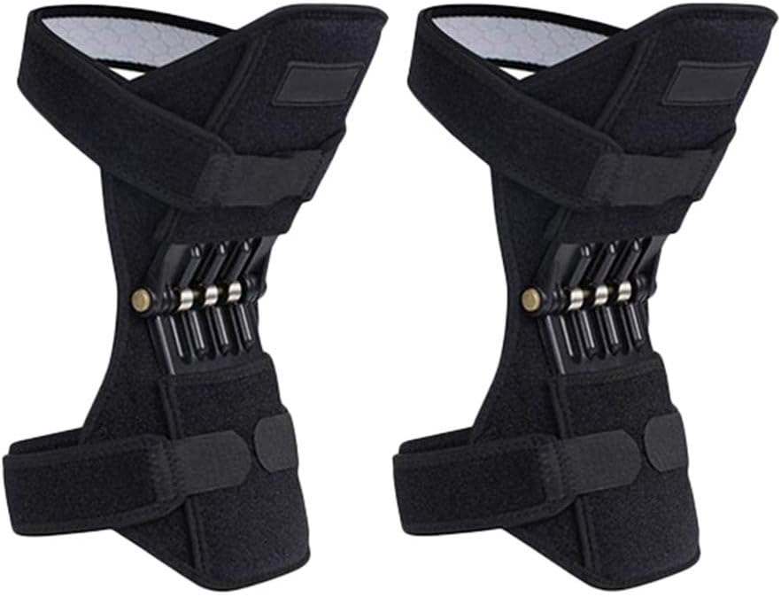 HiGOGO Joint Support Knee Pads, Powerful Rebound Spring Force, Knee Patella Power Lift Strap, Arthritis Gym Tendon Brace Pad Band (1Pair)