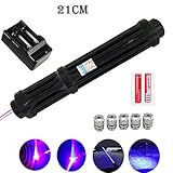 Lasers - Most Powerful Burning Laser Torch 450nm 10000m Focusable Blue Laser Sight Pointers Flashlight Burn Match Candle lit Cigarette - by HiMom - 1 PCs