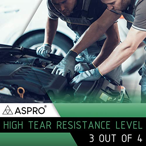 ASPRO Arbeitshandschuhe 20 Paar GröÃe 9 (L)- Gartenhandschuhe-Schwarze Nylon-Handschuhe mit PU-Beschichtung für Bauarbeiter, Gärtner, Mechaniker, Bauarbeiter, Lagerarbeiter etc. – Bild 6