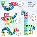 Gamenote Marble Run Set Game - 32pcs STEM Learning Toy for kids, Education Construction Maze Race Game Set (Storage Bag & Guidebook Include)