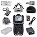 Zoom ZH5 Recorder with Interchangeable Microphone System - Bundle with Zoom Accessory Pack for H5