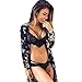 NOMENI Women Lace Floral Bralette Bralet Bra Bustier Crop Top Cami Unpadded Tank (XL, Black)