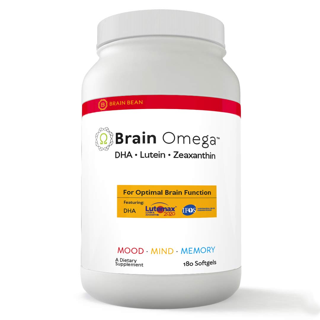 Buy Brain Bean Brain Omega with Lutein & Zeaxanthin, Supports Heart and