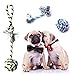 SZKOKUHO Dog Chew Toys Puppy Teething Cotton Rope Toy Gift Set Natural (6 Pack)
