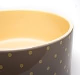 Petface Grey Dots Ceramic Dog Bowl 13 cm view 2