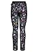 Jojo Siwa (833324WAL) Girls Bow Print Legging in Black, 10/12