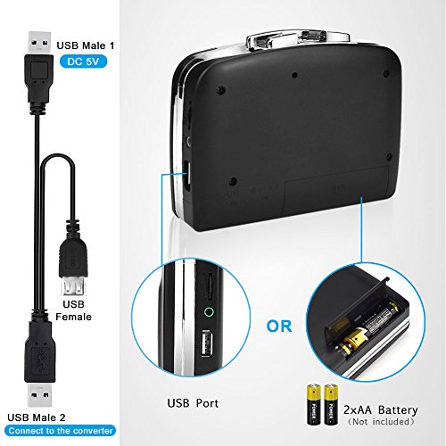 4 SubClap+Cassette+Portable+Converter+Earphones