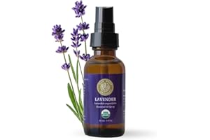 Silk Road Organic Lavender Essential Oil Spray, Lavandula Angustifolia, 100% Pure USDA Certified Aromatherapy for Calming, Relaxation & Skin – 1 oz Spray - Always Pure, Always Organic