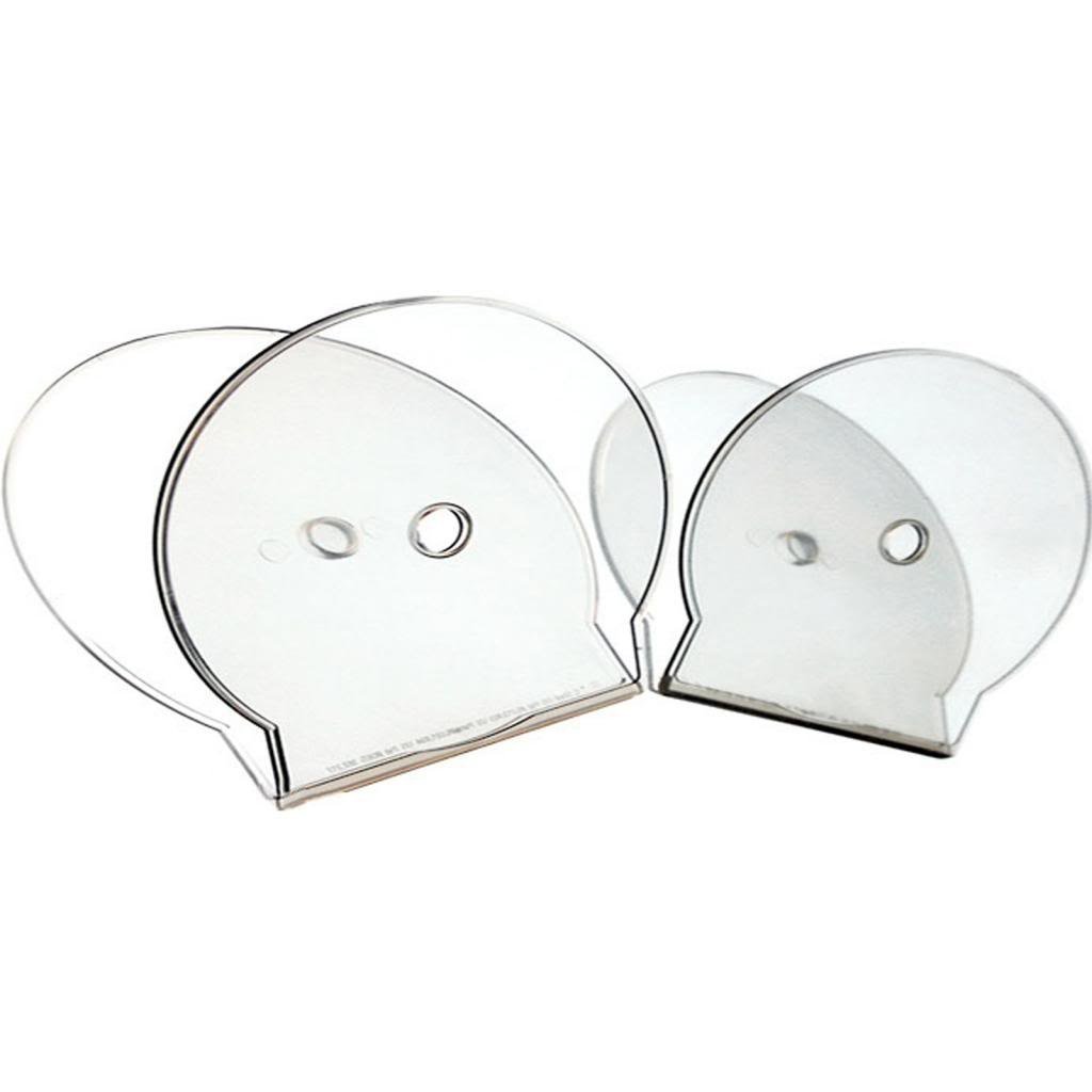 100 X Double CD DVD Clear Clam Shell (C Shells) Cases