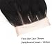 VRBest Hair Brazilian Virgin Hair Bundles With Closure Unprocessed Brazilian Body Wave Human Hair Extensions With Lace Closure Three Part (14 16 18 with 12inch)