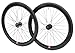 Retrospec Mantra 700c Deep V Fixed-Gear/Single-Speed Wheelset, Black