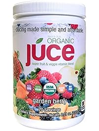 Terra Kai Organics Júce Super Fruit and Veggie Blend Drink, 8.01-Ounce (Garden Berry)