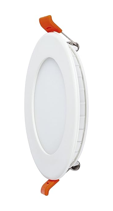 Rosh Crompton Recessed Eco 6-Watt Round LED Panel Light (Cool Daylight)