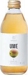 KIMINO Ume Sparkling Juice - Wakayama Plum 12% Juice, Organic Cane Sugar, Hyogo Region Water, Antioxidant Support, Made in Ja