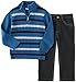 Calvin Klein Baby Sweater with Jeans Pants Set, Blue, 18 Months