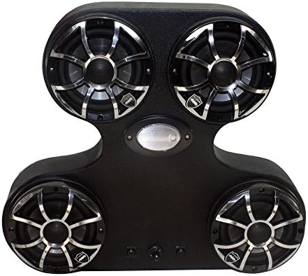 Froghead Industries Stereo for Polaris RZR 900 AMPHIB400CX 4 Speaker Wet Sounds Bluetooth Stereo System