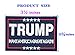 U-LIAN Tactical Morale Patch Trump Make America Great Again Patch Embroidered Hook Loop Fastener Backing Emblem Navy Blue