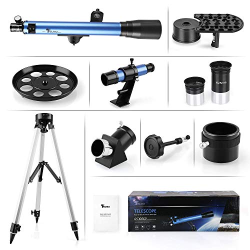 3 TELMU+Telescope+27+5In+46+5In+Astronomical+Adjustable