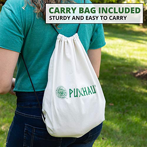 Punchau Corn Filled Cornhole Bean Bags - Set of 8 Bags for Corn Hole Toss Game - Regulation Size & Weight - 4 Orange and 4 Black - Thumbnail 3