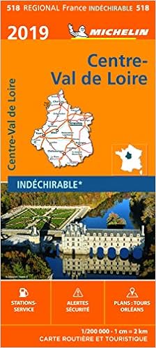 Amazon Fr Carte Centre Val De Loire Michelin 19 Michelin Livres