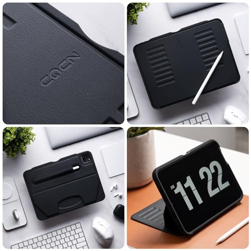 ZUGU CASE iPad Pro 11 Case, Ultra Slim Protective Case/Cover Designed for iPad Pro 11-inch (4th Gen, 2022) / (3rd Gen, 2021) / (2nd Gen, 2020) with Convenient Magnetic Stand - Black