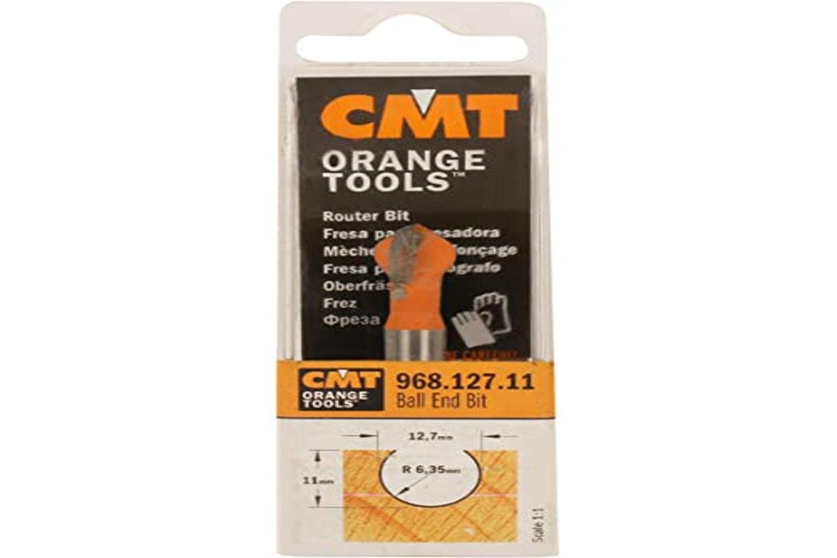 CMT Orange Tools 968.190.11 – Strawberry Esferica HW S 8 D 19.05 x 17.5 x 63.5 R 9.5
