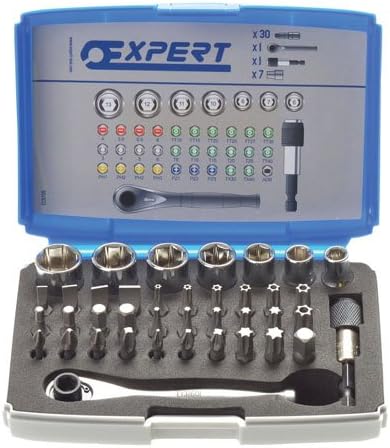 BritoolE131705B 1/4-inch Drive Bit Set with Sockets and Accessories (39 Pieces)