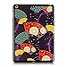 Fintie iPad Air Case - Ultra Slim Lightweight Stand Smart Cover with Auto Sleep/Wake Feature for Apple iPad Air 2013 Model, Floral Fan Purple