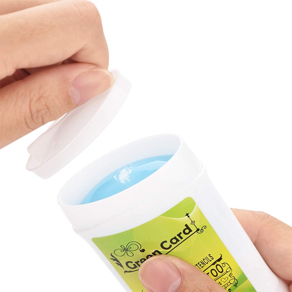 Tattoo Transfer Cream, Gel Skin Solution Professional Transfer Soap Tattoo Supplies Accessories Body Painting Template Primer Suitable for Beginners (1pcs)