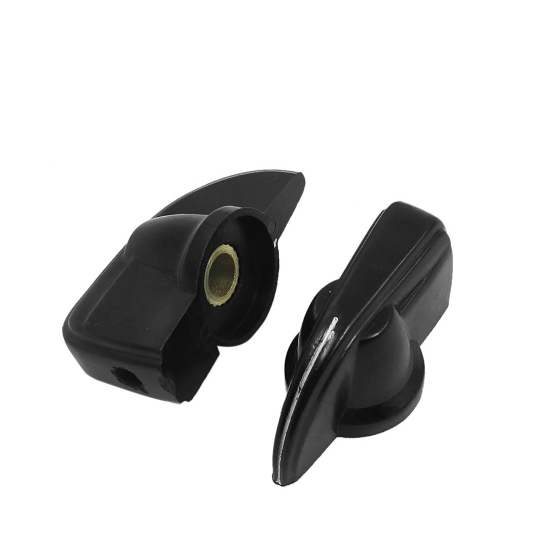 sourcingmap 2pcs Plastic 6mm Shaft Dia Volume Knob Cap K7-2 for Potentiometer Pot