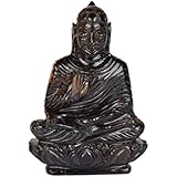 gemhub Lab Certified 2356.00 Carat Tiger Eye Gemstone Buddhist Religious Buddha Statue Figurine V-7832