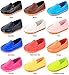 Femizee Toddler Boys Girls Loafers Shoes Casual Moccasin Slip On Dress Wedding Shoes for Kids,Brown,1301 CN 26