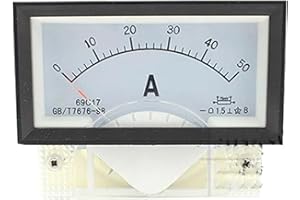 1PC 69C17-A 50A 100A 500A 1000A/75mV DC Analog Meter Panel AMP Gauge DC Ammeter Use with Shunt Current Meter 85x46MM(Size:100