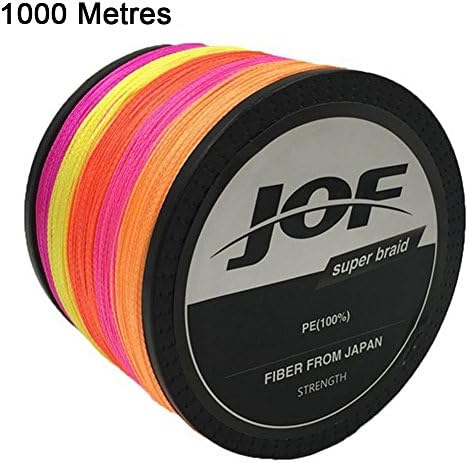 JOF 100~1000 Meters Multi 4 Strands Multifilament PE Braided Wire Fishing Lines