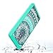 ZTE Zmax Pro Case , ZTE Carry Z981 Case,ZTE Z981 Case Clear , AnoKe Cute Women Girls Mandala Ultra Thin Slim Fit TPU Bumper Hybrid Protective Phone Case Cover For ZTE Zmax Pro Z981 TM CH Mint