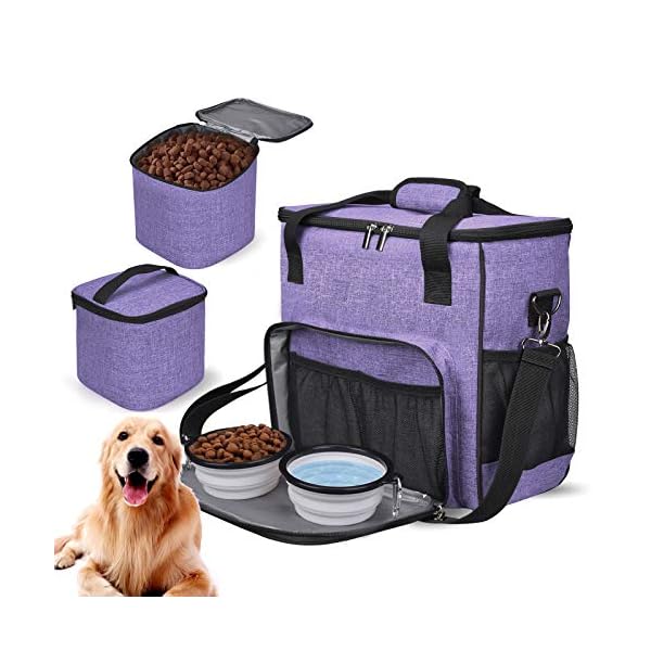 Collapsible Pet Food Container Sac A Dos Pour Chien BAGLHER Pet
