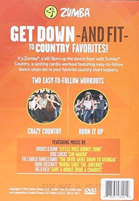 Zumba Country Dance Fitness DVD de entrenamiento de música: Amazon ...