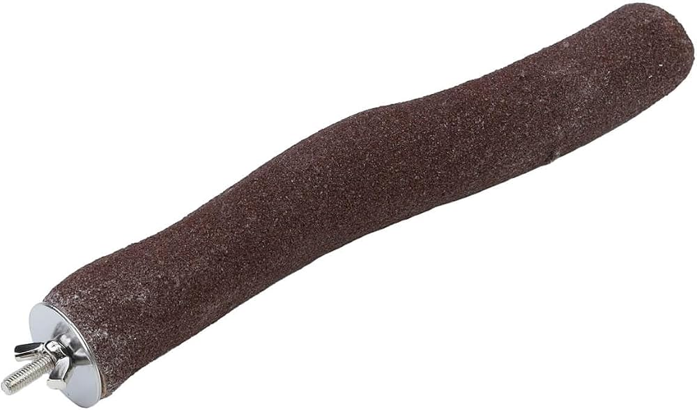 Parrot Essentials Large Sanded Perches 30 x 3-4 cm Natural Wood Bird Stand