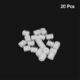 sourcing map 20Pcs Plastic Worm Gears Module 0.5 for RC Car Robot DIY Project view 3