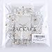 Jovono Bride Wedding Hair Vine Bridal Hairpieces Beaded Rhinestone Hair Accessory for Women and Girls (Silver)