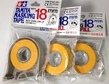 Tamiya 18mm Masking Tape with 2pcs Refill