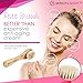 Premium Dry Skin Body Brush for Dry Brushing Body Brush Set With Exfoliating Face Brush and Wet Bath and Shower Gloves for Lymphatic Drainage and Cellulite Treatment. For Glowing and Youthful Skin