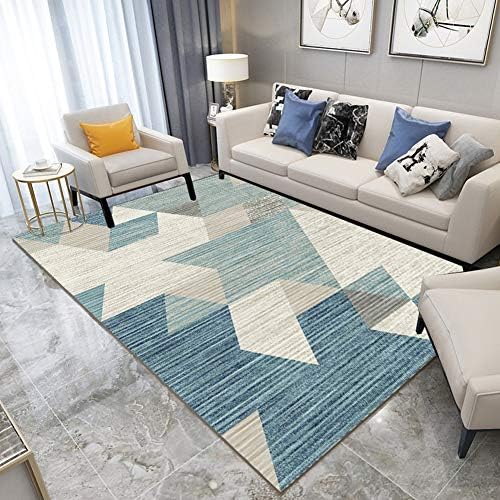 Tianqi Geometric Design Rugs Modern Triangle Carpet Contemporary Abstract Mat Modern Home Decor Multi Style (6mm Thickness) (Color : B, Size : 200X300cm)
