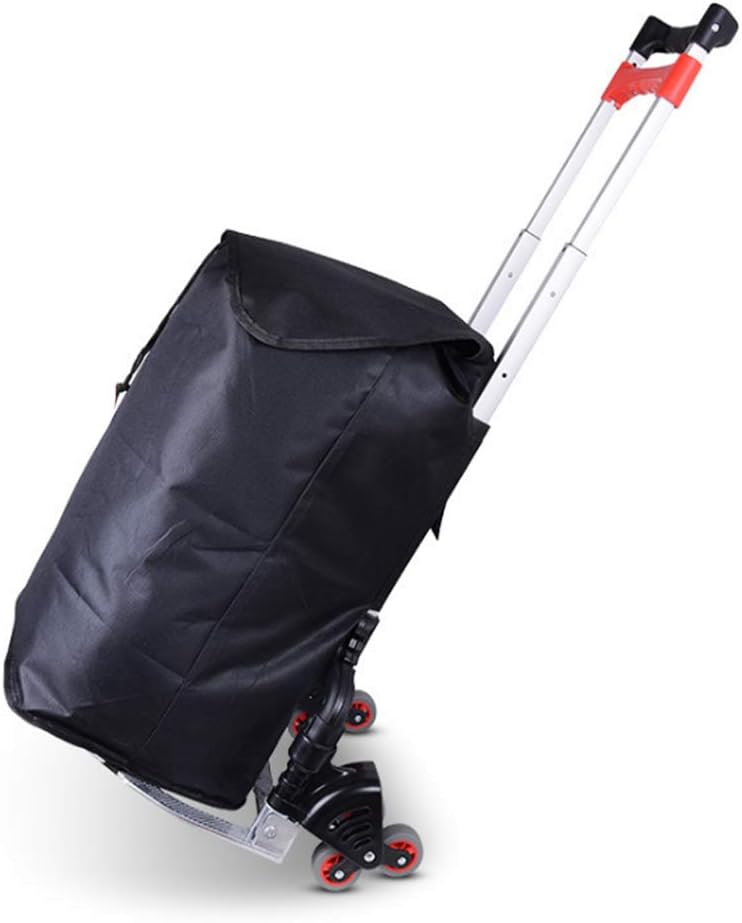 Stair Climbing Cart with 6 Wheels,Folding Hand Truck Dolly,Portable Cart Trolley for Home,Shopping,Warehouse,Workshops,Garden(60 KG or 30 KG Capacity),#2