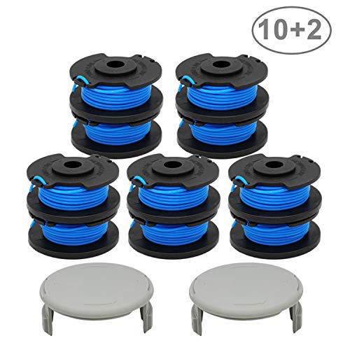 image for RONGJU 10 Pack Weed Eater String Spool Replacement Compatible with Ryo